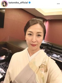 かとうれいこインスタグラム(@katoreiko_official)より