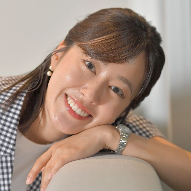 前田春香アナウンサー（撮影・出月俊成）