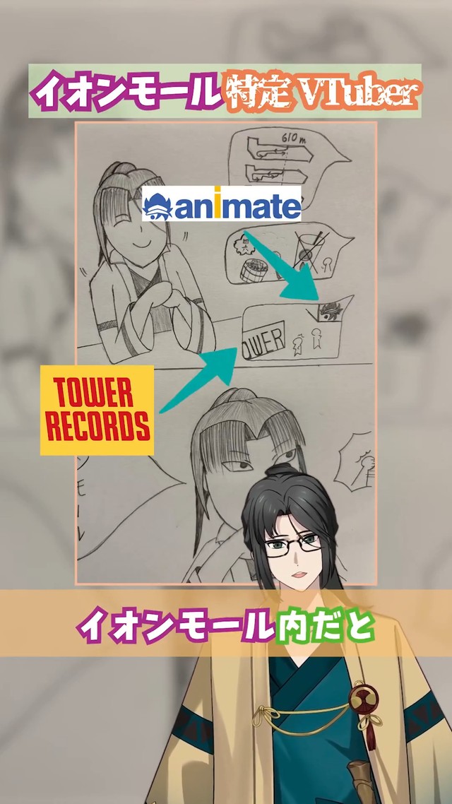 イラストのイオンを特定開始