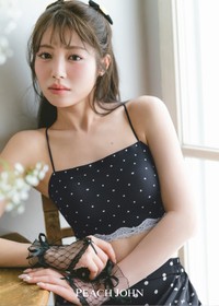 浅原凜さんが登場した「PEACH JOHN」夏の新作ランジェリーのビジュアル