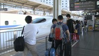 ＧＷスタート　ＪＲ岡山駅は帰省客が目立つ　混雑ピークは5月3日の見込み