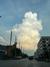 アメリカで撮影された迫力満点の入道雲（画像提供：羊さん）