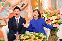 長岡大雅アナウンサー（左）と武田華奈アナウンサー＝「新婚さんいらっしゃい！」9月21日放送回よりⓒABCテレビ