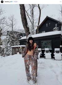 「BLACKPINK」LISAさんの公式インスタグラムから