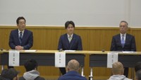 津山市長選　現職と新人合わせて3人が公開討論　2月1日告示・8日投開票　岡山