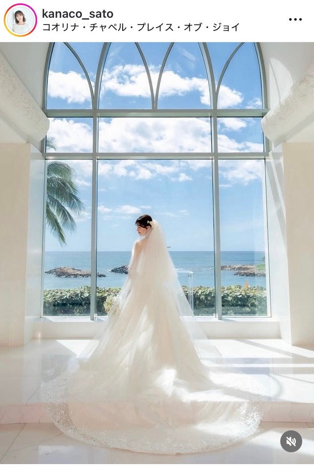 佐藤奏子インスタグラム＠kanaco_satoより