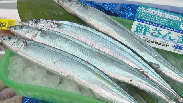 秋の味覚｢サンマ｣ 新鮮市場きむら屋島店(高松市屋島西町)