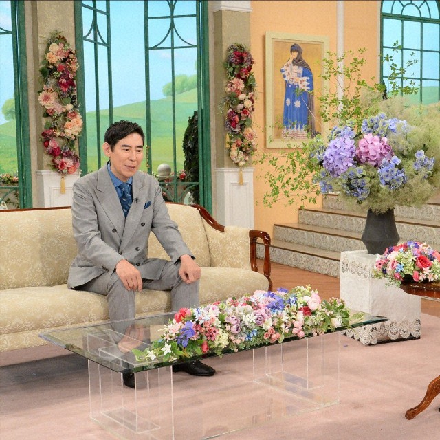 「徹子の部屋」    黒柳徹子(右)、髙嶋政伸＝テレビ朝日提供