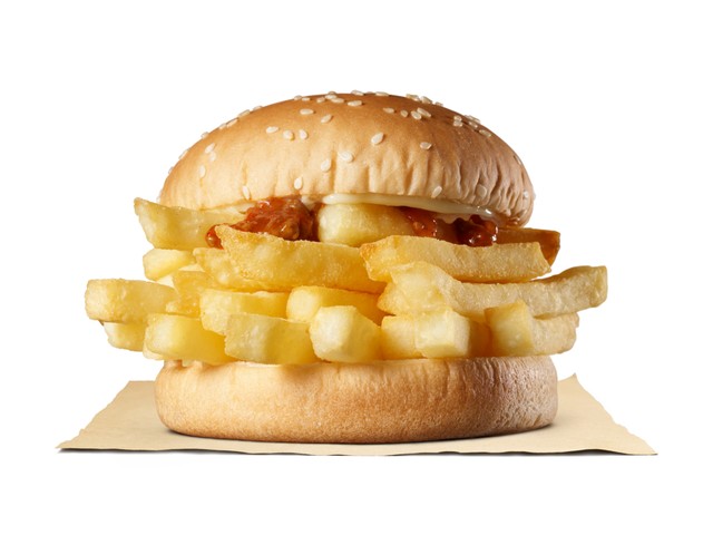 「ザ・フェイク・バーガー」の正体はやっぱり…フレンチフライだった！
