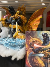 「ゴジラVSキングギドラ」のフィギュア