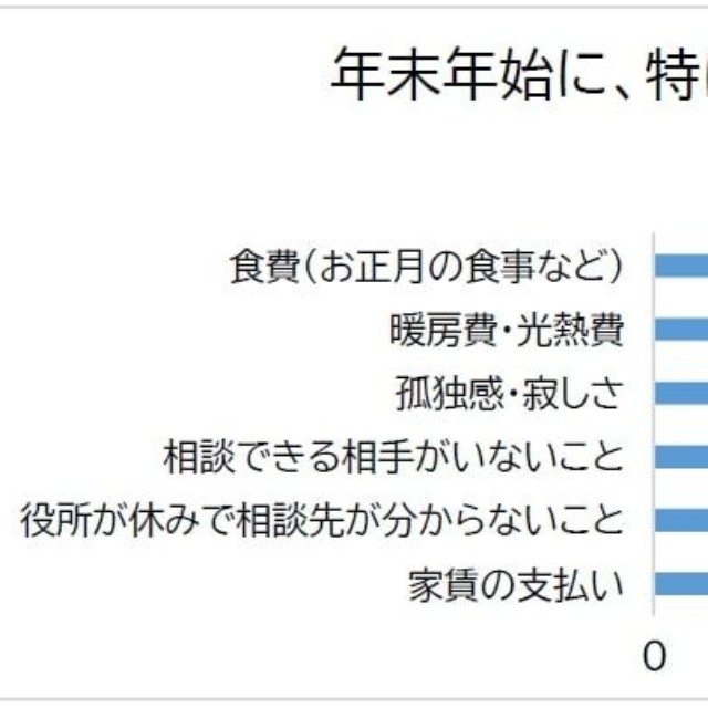 年末年始の困りごと（提供画像）