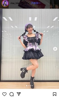 入江里咲のインスタグラム＠risa_irie.officialより