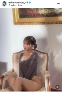 田中美久インスタグラム＠mikumonmon_48より