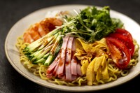 冷やし中華に。夏バテでも食べられそう