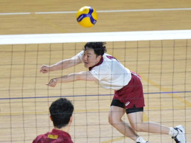 バレー - 早稲田大学・布台聖 強い言葉で鼓舞し、支える声で背中を押す