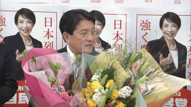 比例当選の平井卓也さん（自民・前）　9日