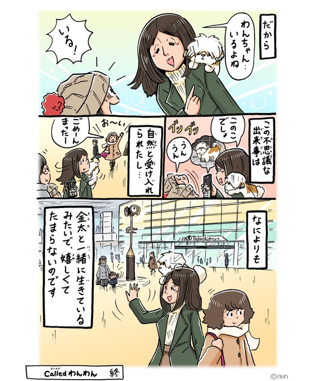 【漫画】『calledわんわん』8（シーズーマンガ「あうんのてんぽ」作者さん提供）