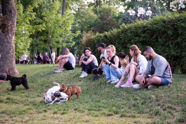 首都キーウの公園。のどかに見える写真だが“日常”が戻ったわけではない（写真提供＝ピースウィンズ・ジャパン）