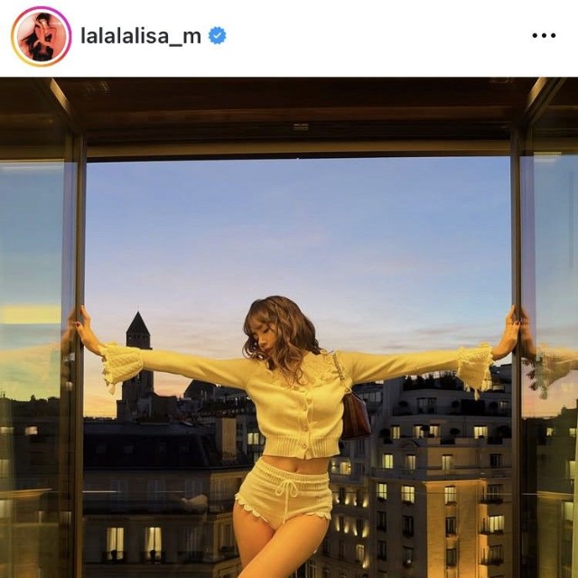BLACKPINK・リサのインスタグラム＠lalalalisa_mより