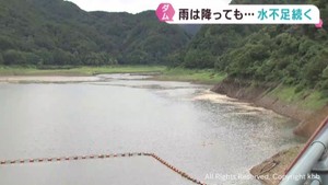 宮城県各地のダム　深刻な水不足が続く　数日の雨で多少は回復も危機的状況