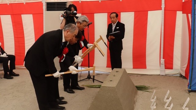 JR坂出駅周辺再整備事業　拠点施設の着工前に安全祈願　香川