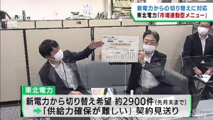 新電力会社からの契約切り替え向けに東北電力が新しい料金プランを設定