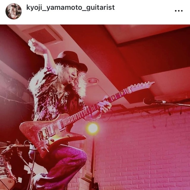 山本恭司インスタグラム(@kyoji_yamamoto_guitarist)より