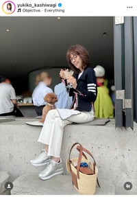 柏木由紀子（@yukiko_kashiwagi）さんのインスタグラムより