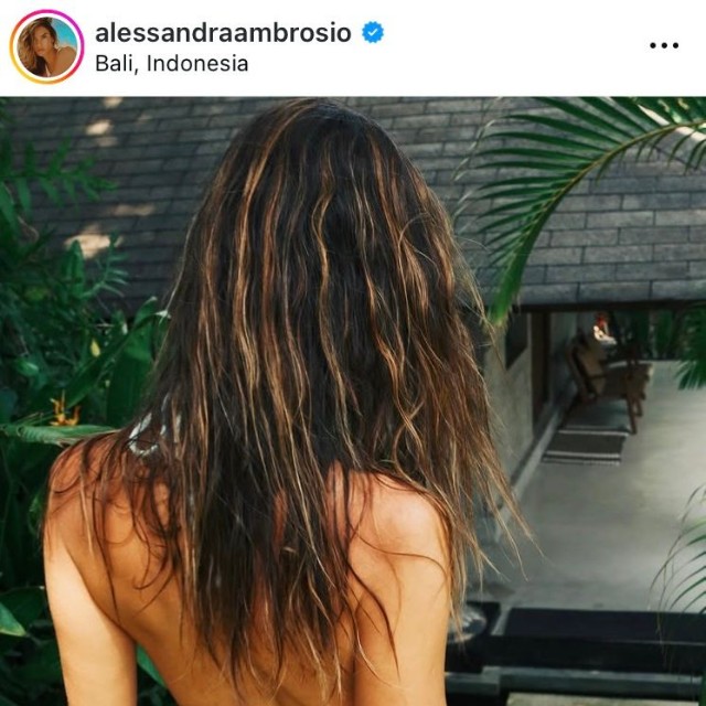 アレッサンドラ・アンブロジオのインスタグラム＠alessandraambrosioより