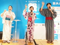 （左から）爛々・萌々、シルク、レインボー・池田直人
