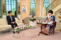 「徹子の部屋」   (右から） 黒柳徹子、薬丸裕英＝テレビ朝日提供