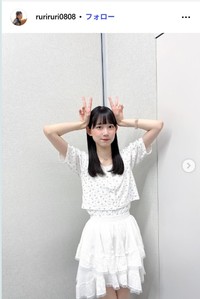 吉宮るりのインスタグラム@ruriruri0808より