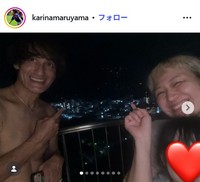 丸山桂里奈のインスタグラム@karinamaruyamaより