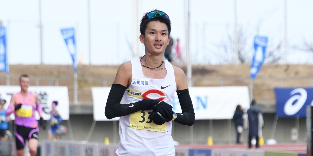 陸上・駅伝 - 中央大学・佐藤大介が学生ハーフ優勝 箱根駅伝の後、心に