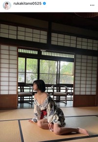 北野瑠華インスタグラム(@rukakitano0525)より