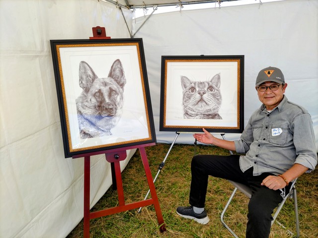 動物絵師「竹馬」こと大矢清人さんは２月京都で個展開催予定