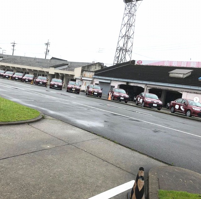 球場時代のスタンド席が一部残っている（画像提供：名鉄自動車学校）