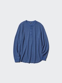 ワッフルヘンリーネックTシャツ（提供写真）
