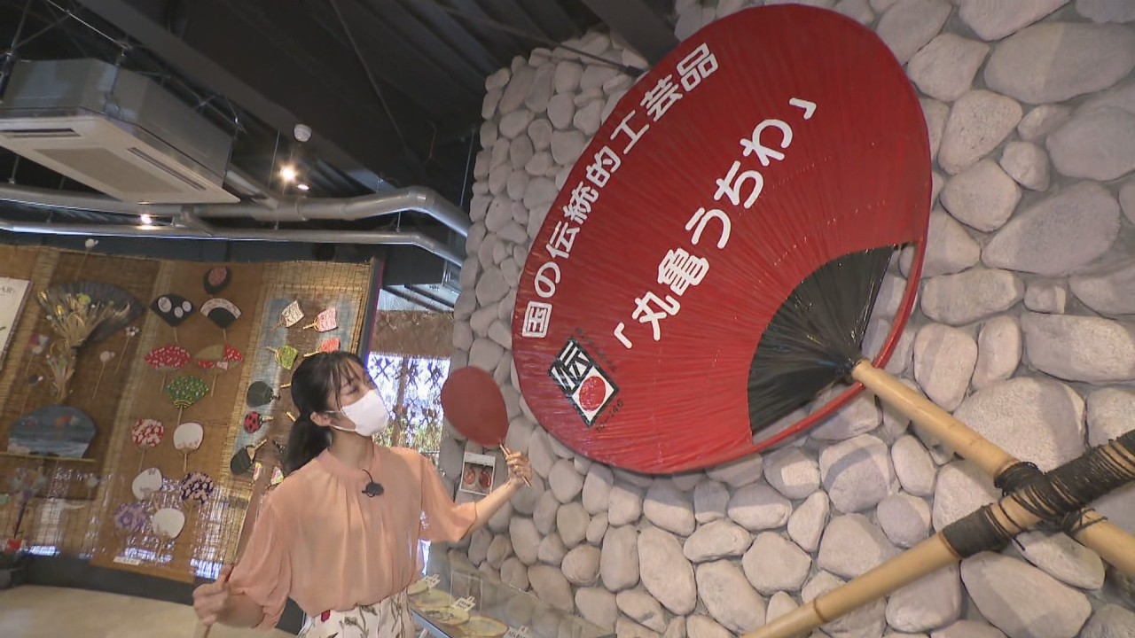 配送員設置 丸亀竹うちわ 手作りのうちわ 讃岐の丸亀竹うちわ 伝統工芸品 納涼 竹 和紙 小判うちわ 和装 和服 