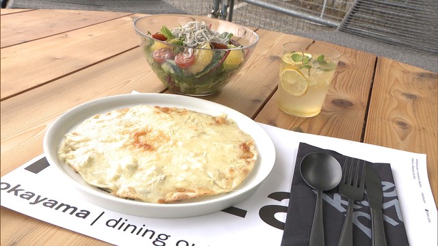 8種類の本格的なピザを焼き上げ　アパレルメーカーが岡山市中心部の公園にピザ店オープン