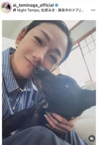 冨永愛のインスタグラム＠ai_tominaga_officialより