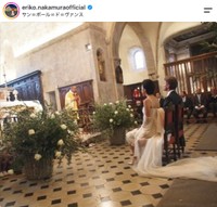 中村江里子さんの公式インスタグラムから