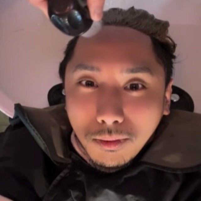 ウィッグはシャンプーやドライヤーも可能／かつらニキ（ノゾエタカシ）さん（@katsuraniki）提供