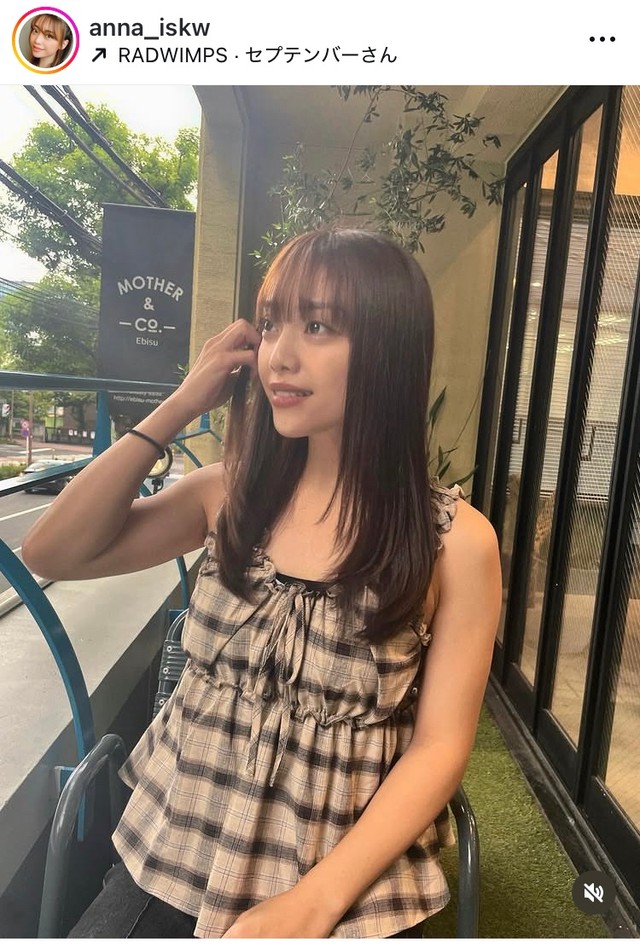 石川あんなインスタグラム＠anna_iskwより
