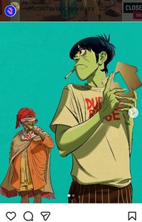 ゴリラズのインスタグラム＠gorillazより