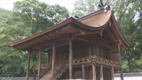 修復された神谷神社本殿　29日