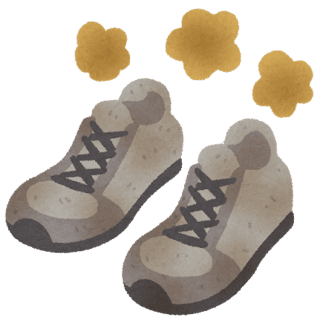 事前にケアをしてないと、靴を脱いだら足臭が…ってことも