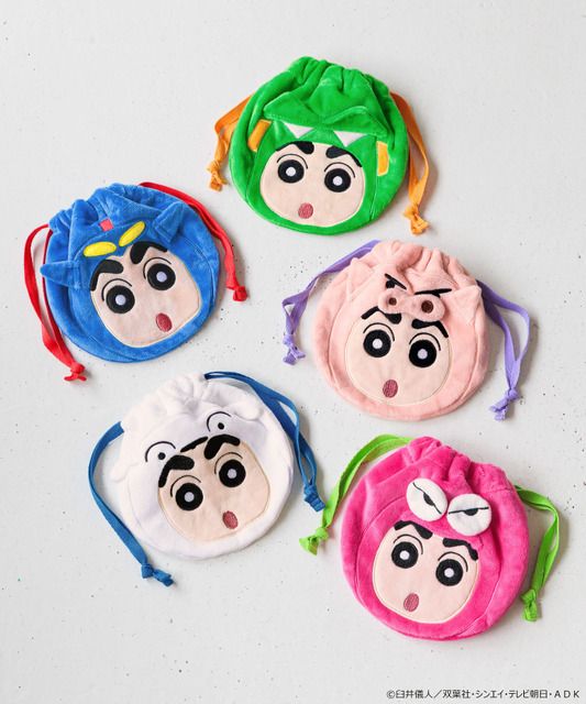 しんちゃんの顔ポーチやぬいぐるみも！「クレヨンしんちゃん」とLOWRYS