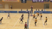 岡山県高校総体 バレーボール男子決勝　かさしんアリーナ　14日