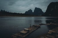 雄大な桂林の山河（比屋根悠亮さん提供）